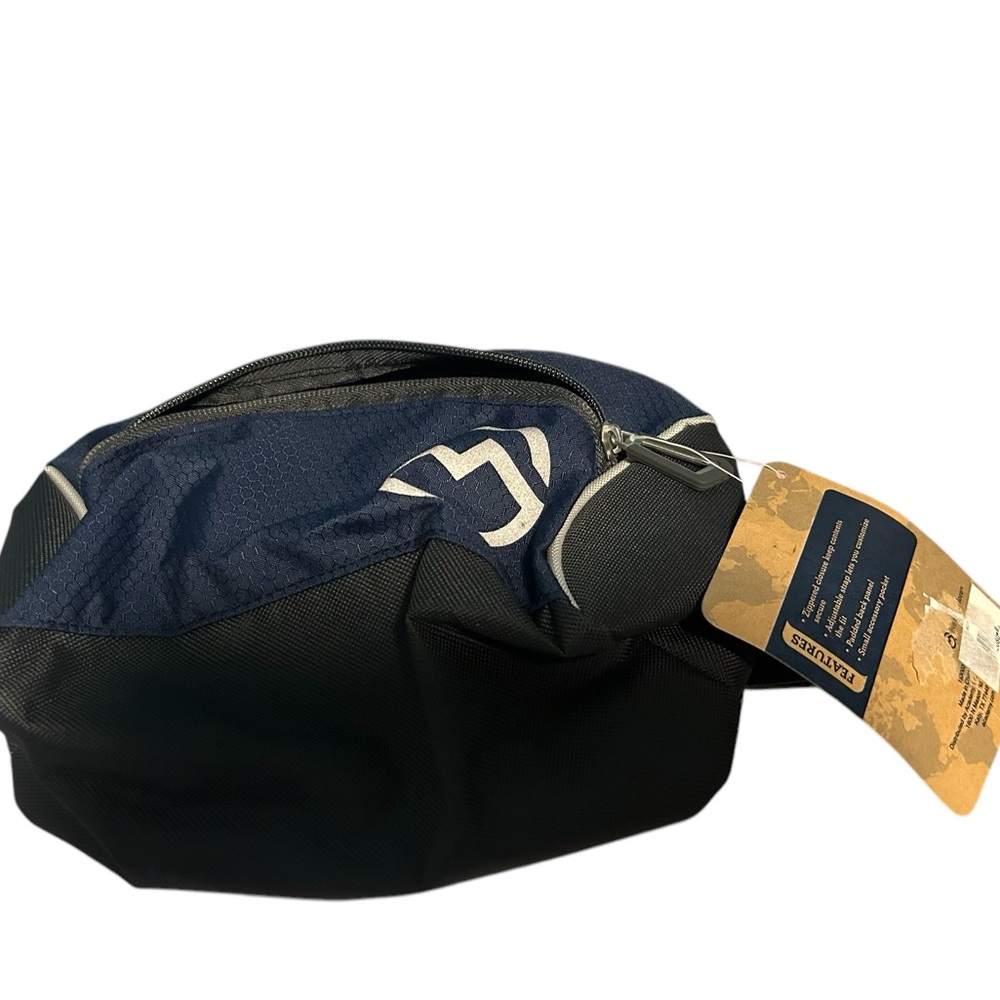 Magellan Ember Waistpack, Blue/Gray, zippered, padded back, Adjustable